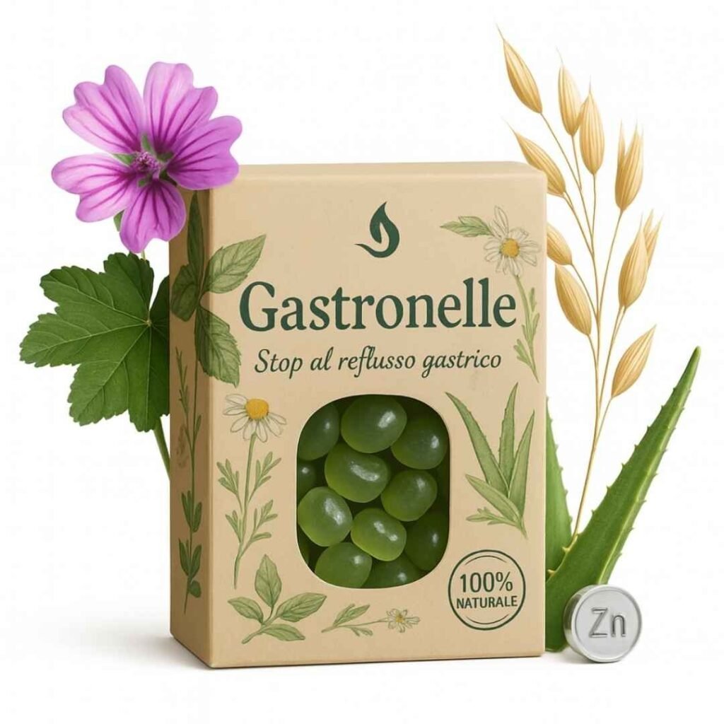 Gastronelle caramelle per il reflusso gastrico